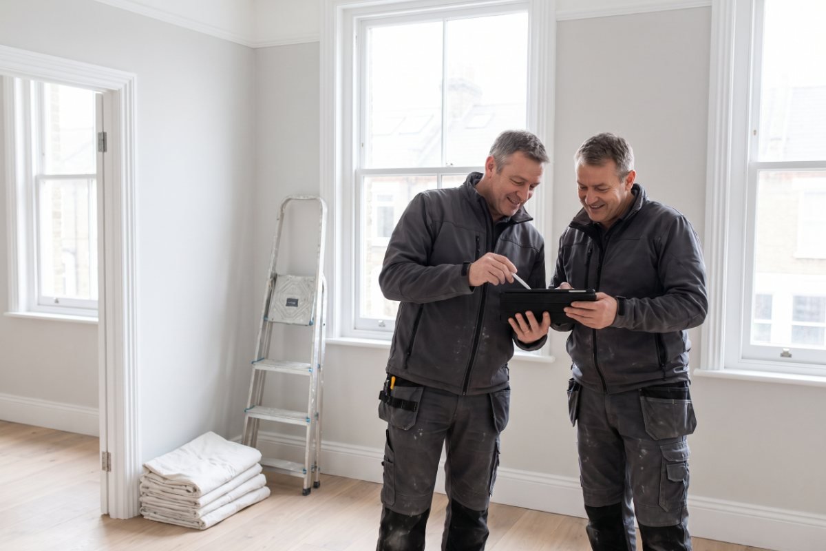 Neuralquotient engineers on site in a London property